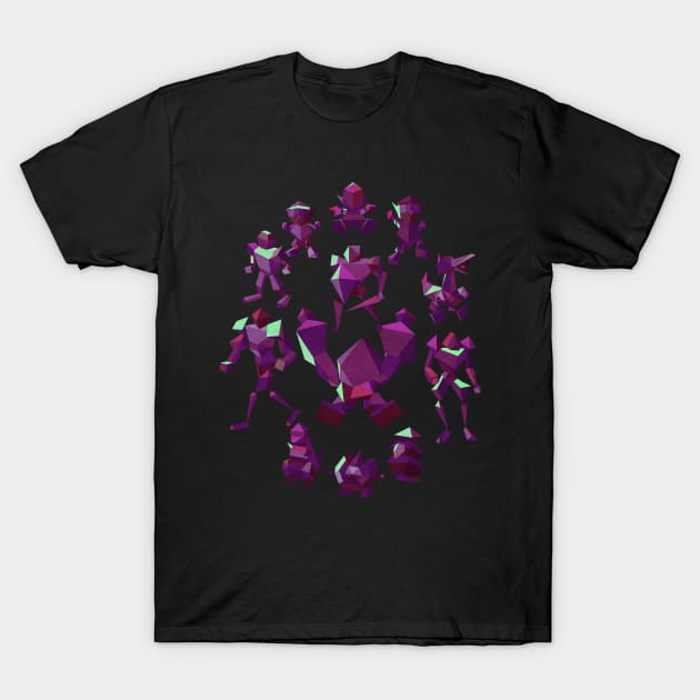 Fighting Polygon Shirt! T-Shirt by theasterism